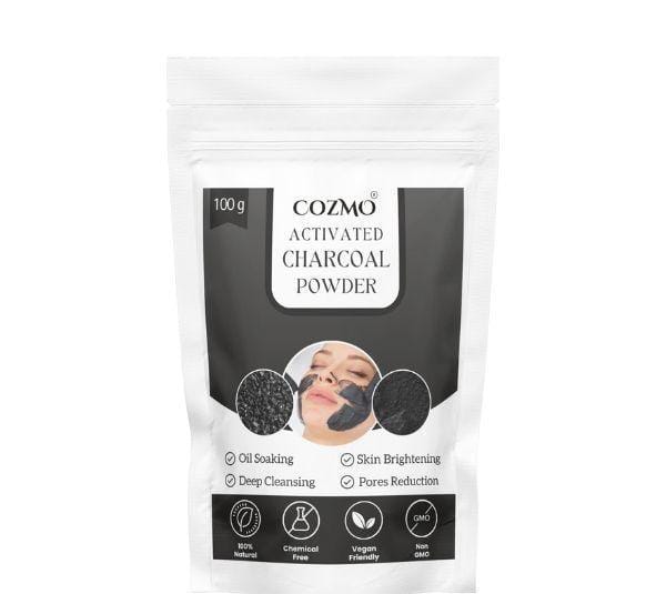 PureGlow Organic Activated Charcoal Powder - Pores Tightening Face Pack